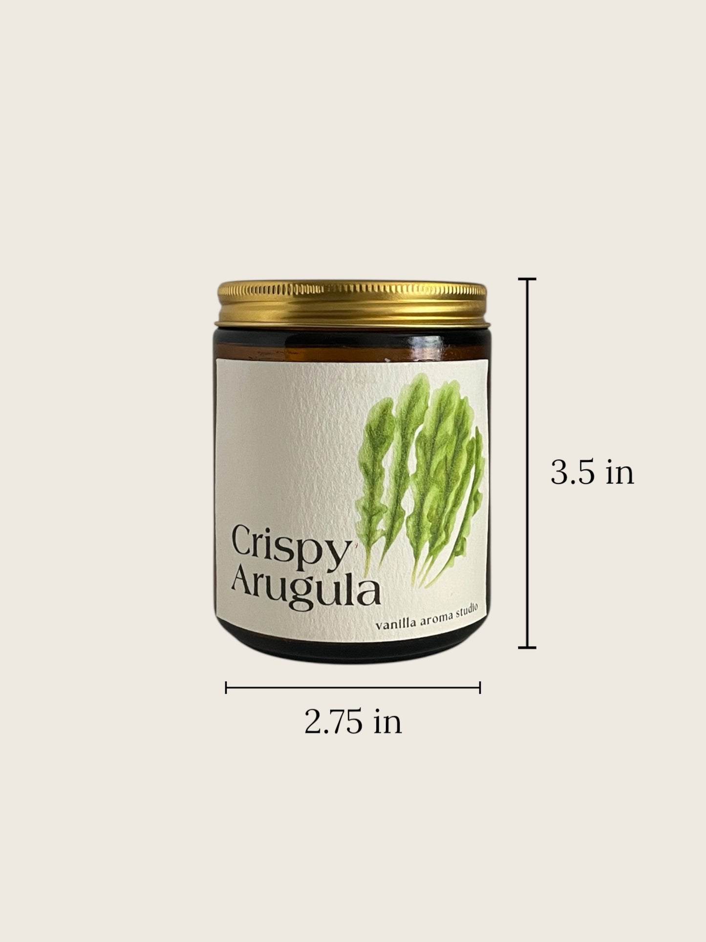 Crispy Arugula-Wooden wick candle