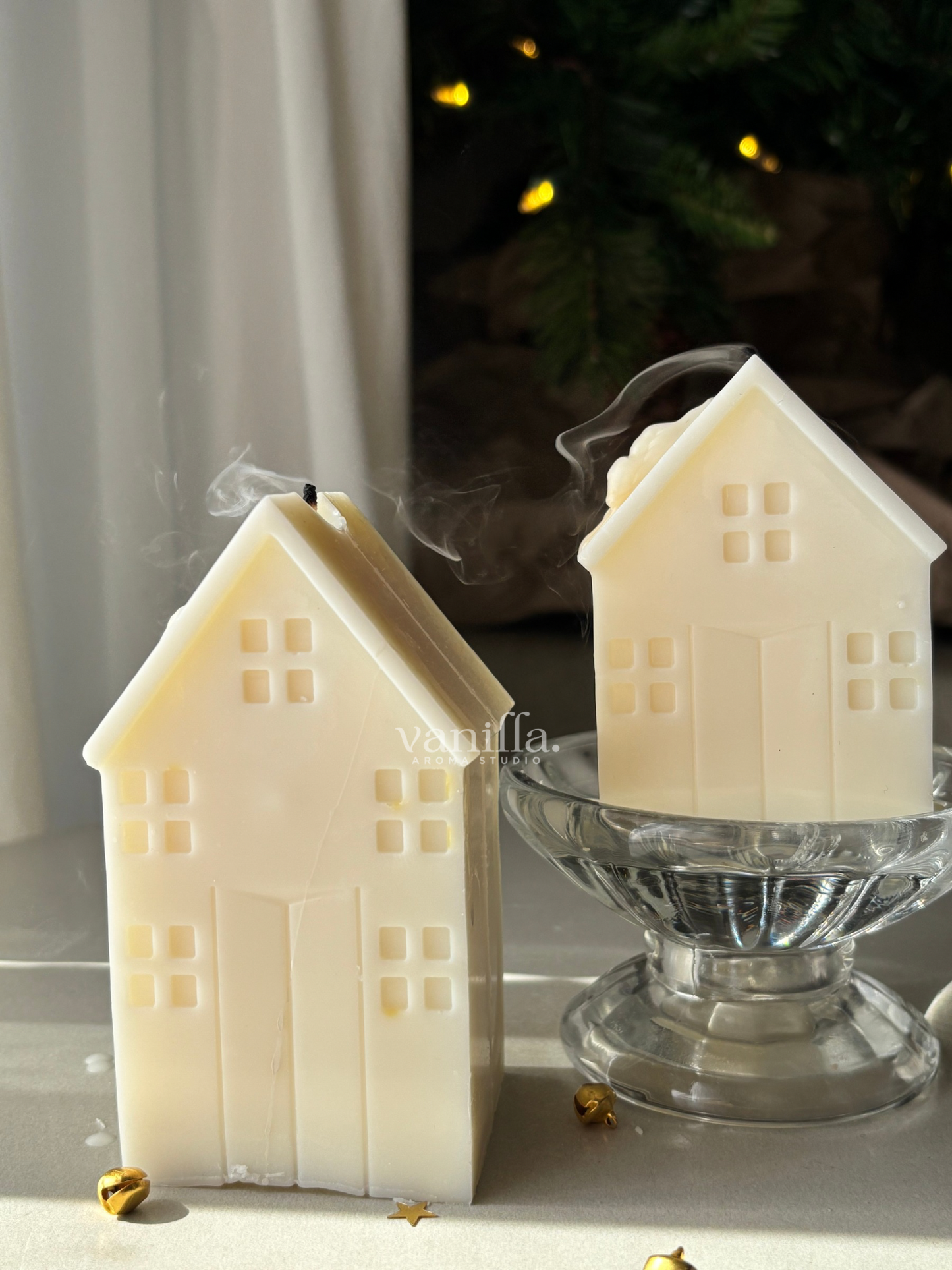 Christmas Village Candle Set