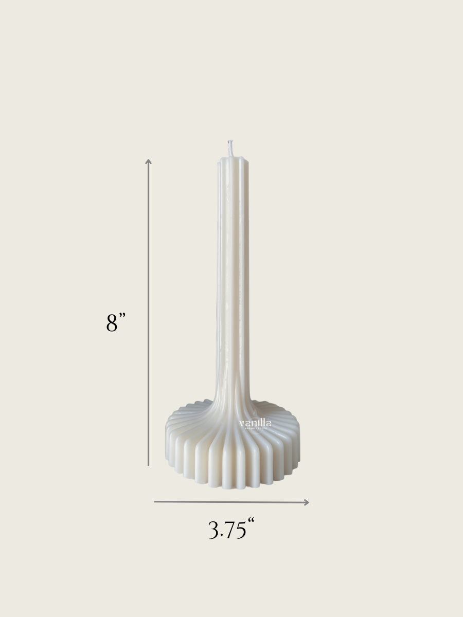 Tala Striped Pillar Candle
