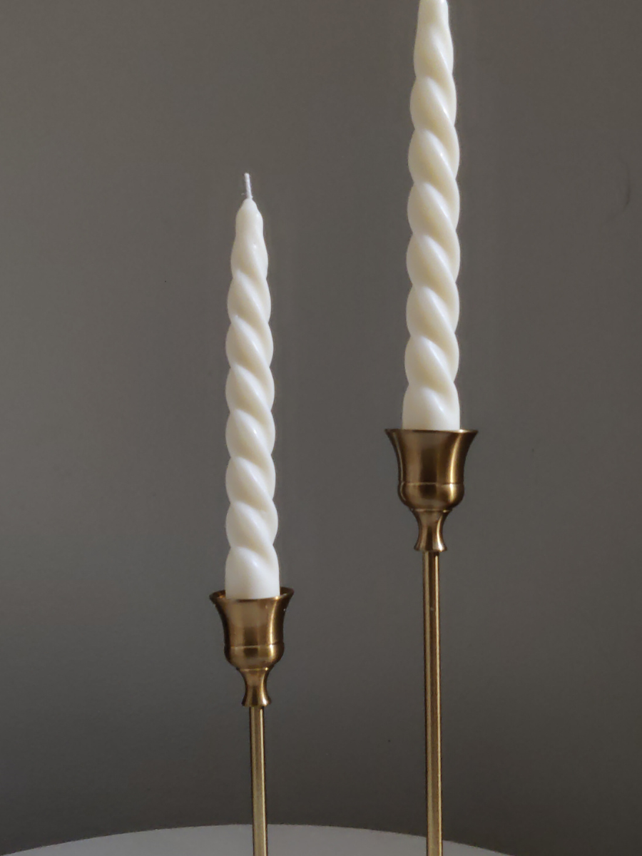 Twist Taper Candle