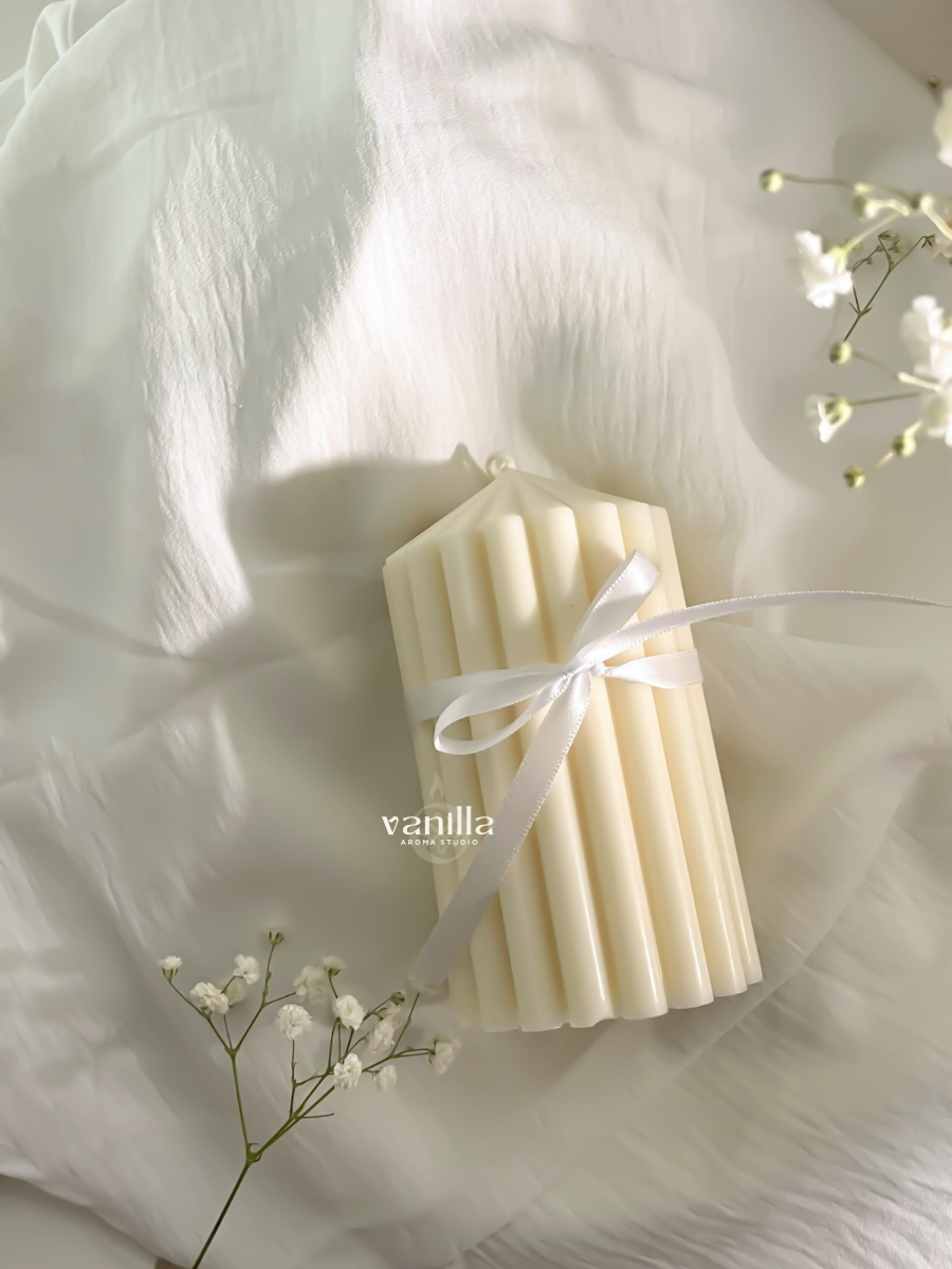 Faro Fluted Pillar Candle