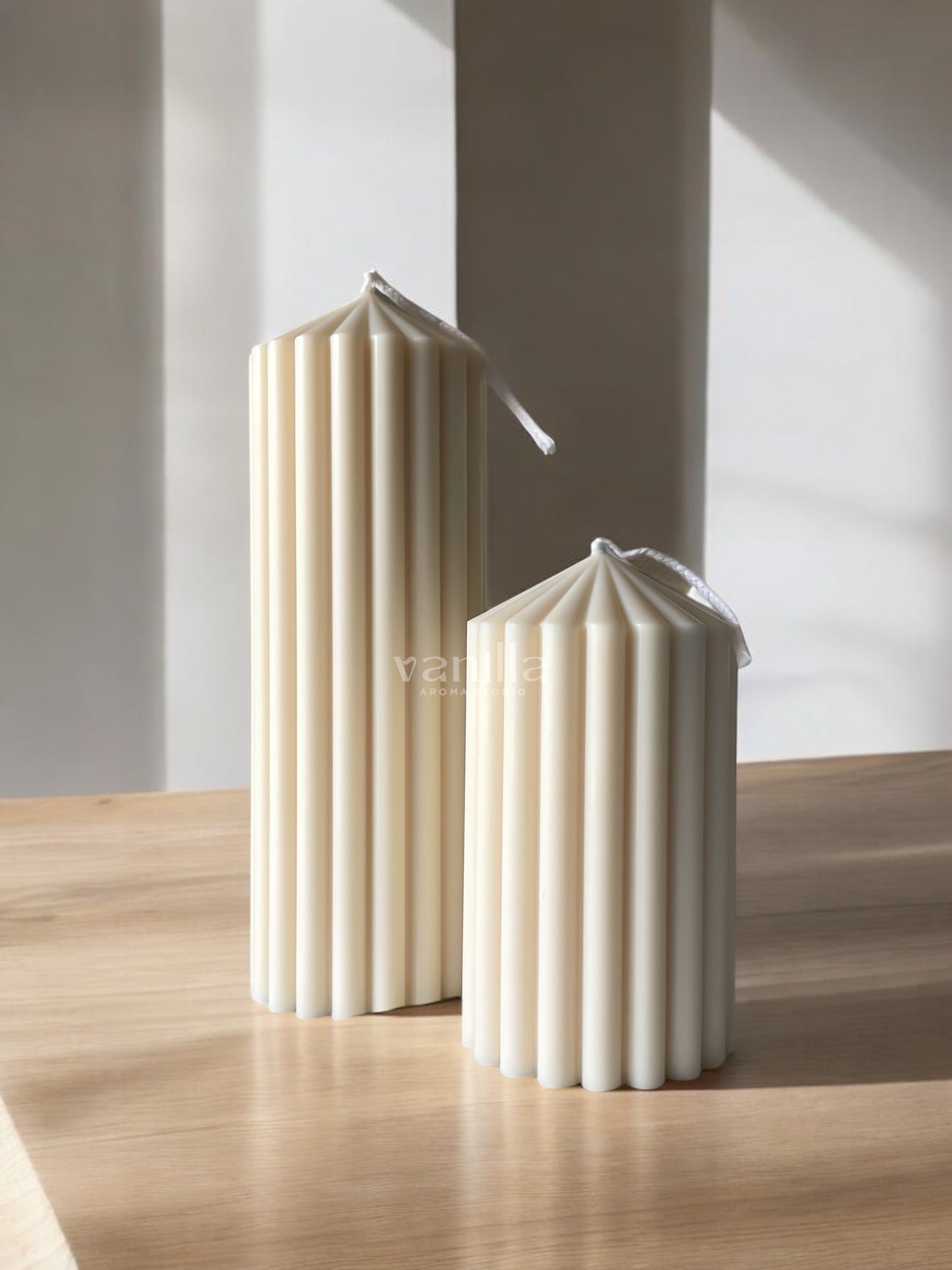 Faro Fluted Pillar Candle