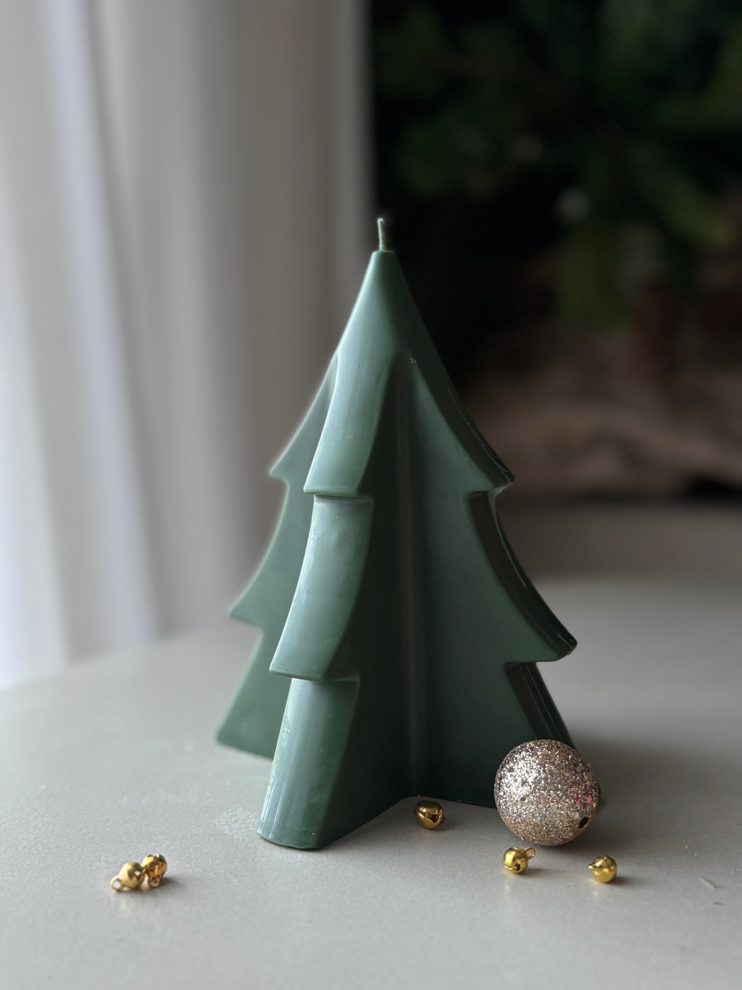 Geometric Christmas Tree candle