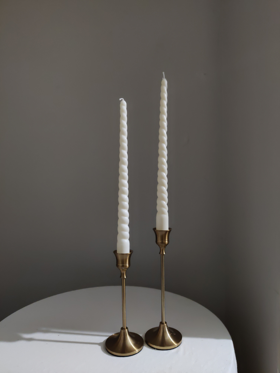 Helix Taper Candle