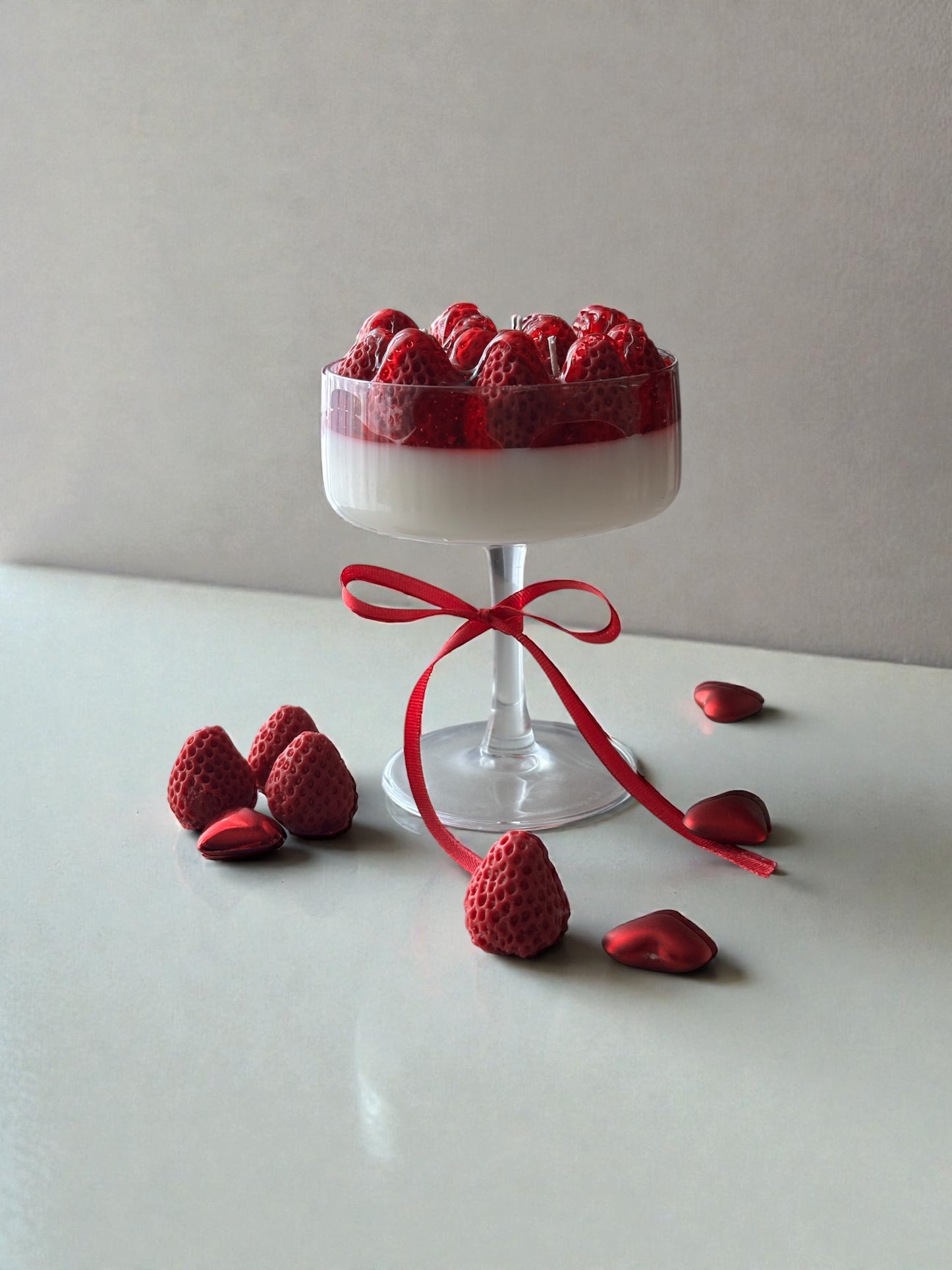 Strawberry Dessert Candle