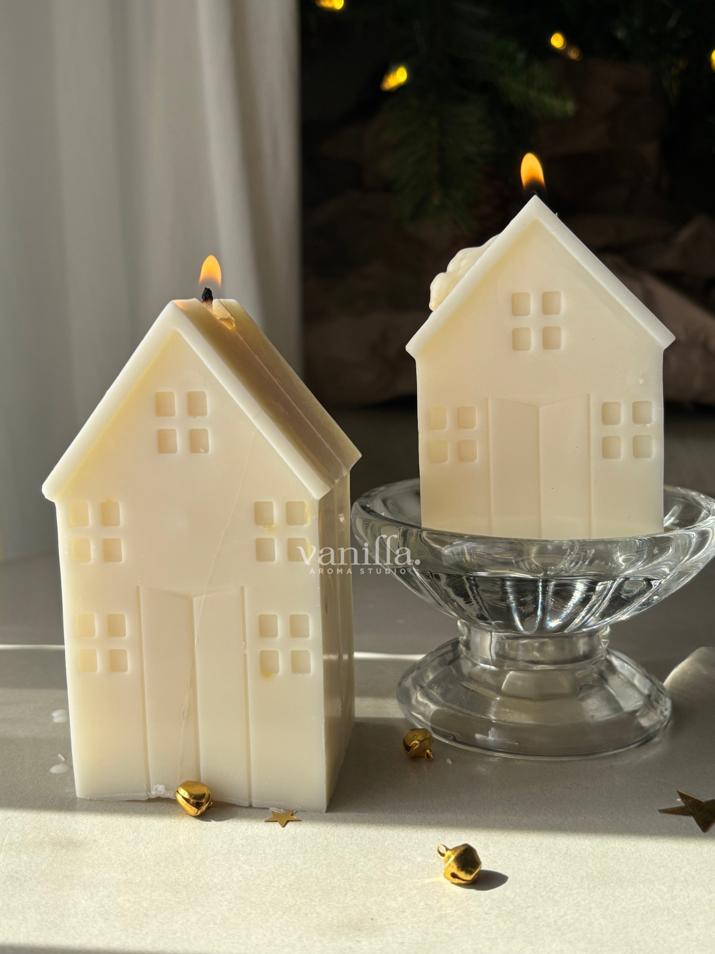 Christmas Village Candle Set