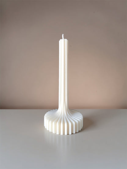 Tala Striped Pillar Candle