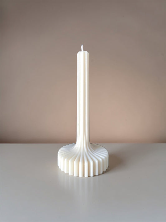 Tala Striped Pillar Candle