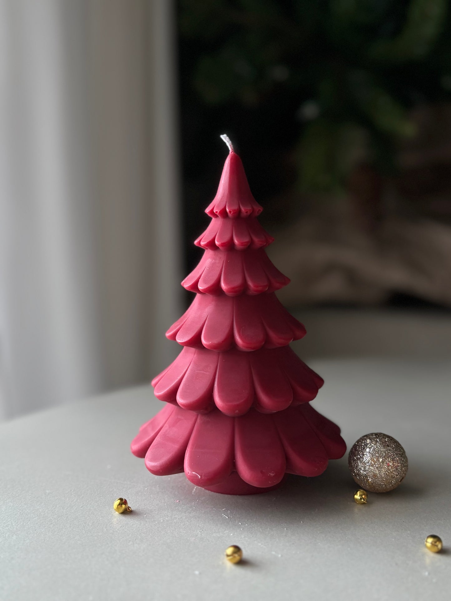 Layered Christmas Tree candle