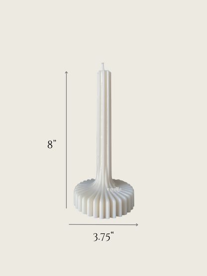 Tala Striped Pillar Candle