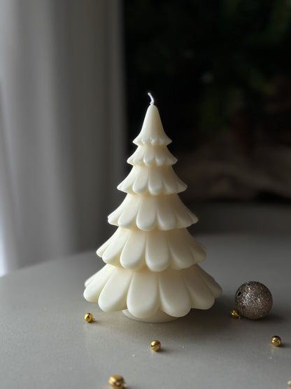 Layered Christmas Tree candle