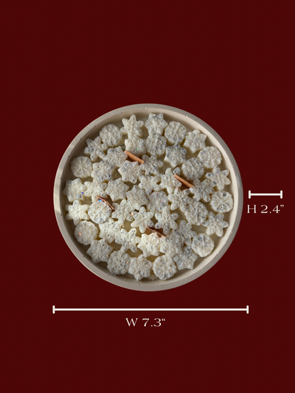 White Snow Candle