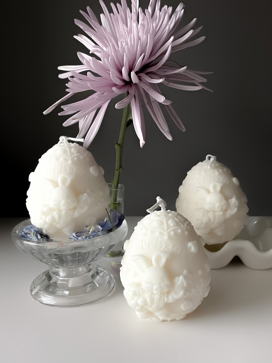 Easter Rabbit Egg Candle