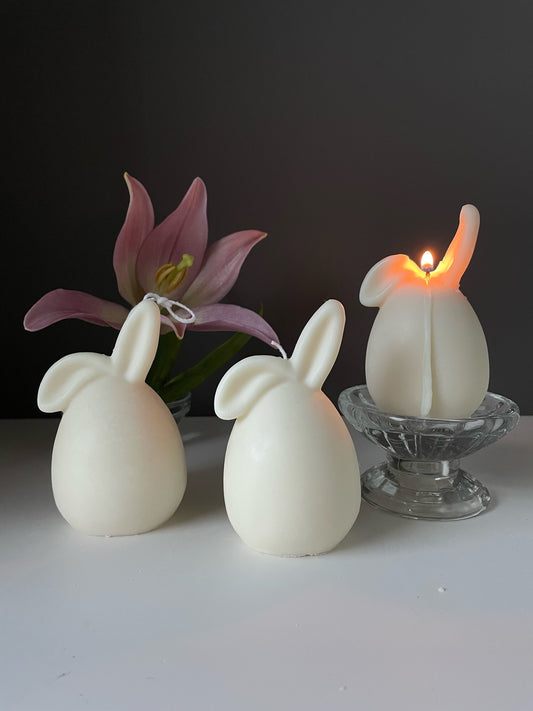Bunny Ears Egg Candle