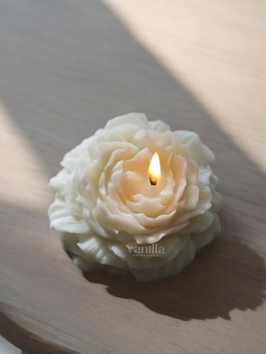 Big Peony Blossom Candle