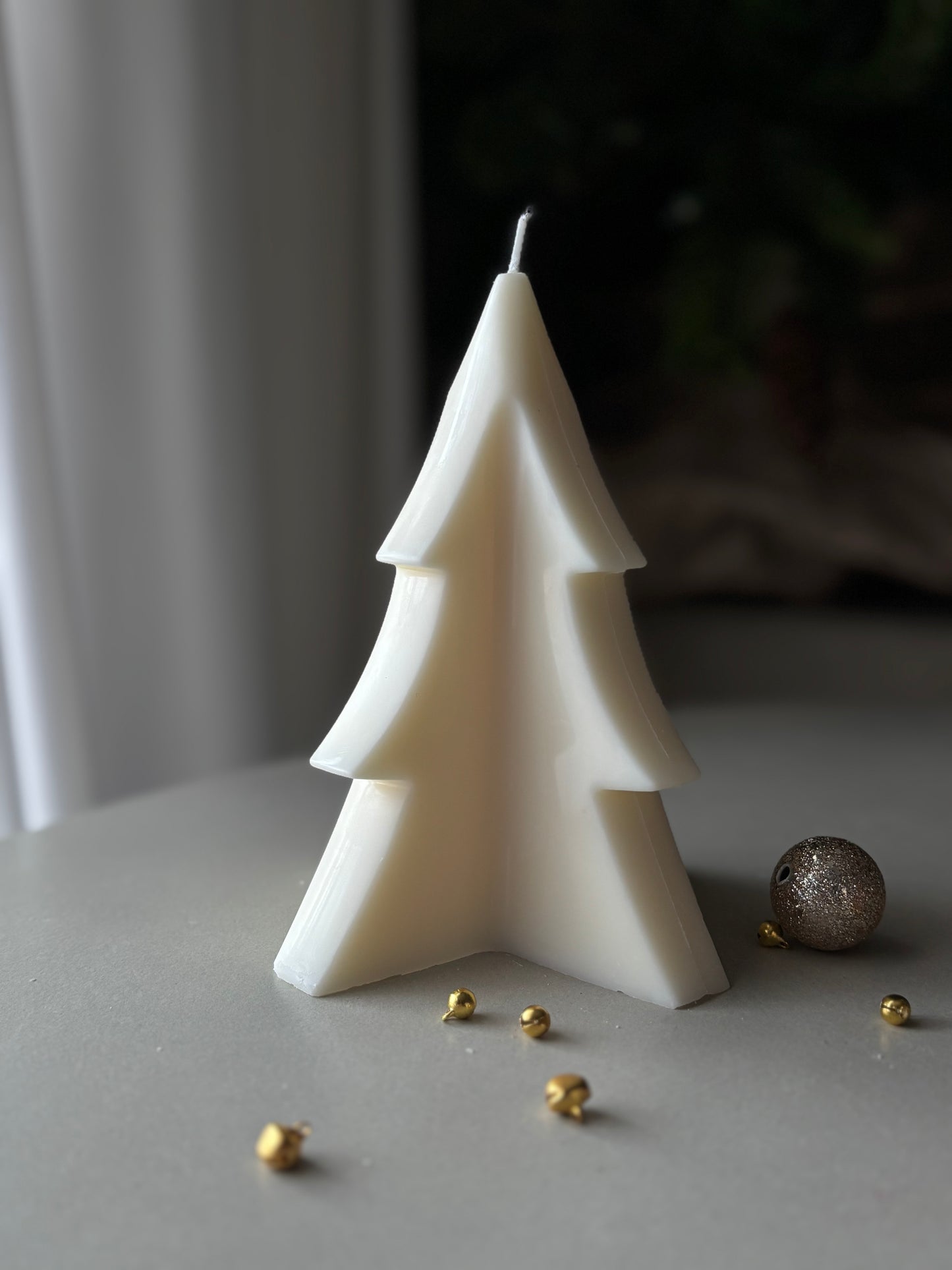 Geometric Christmas Tree candle