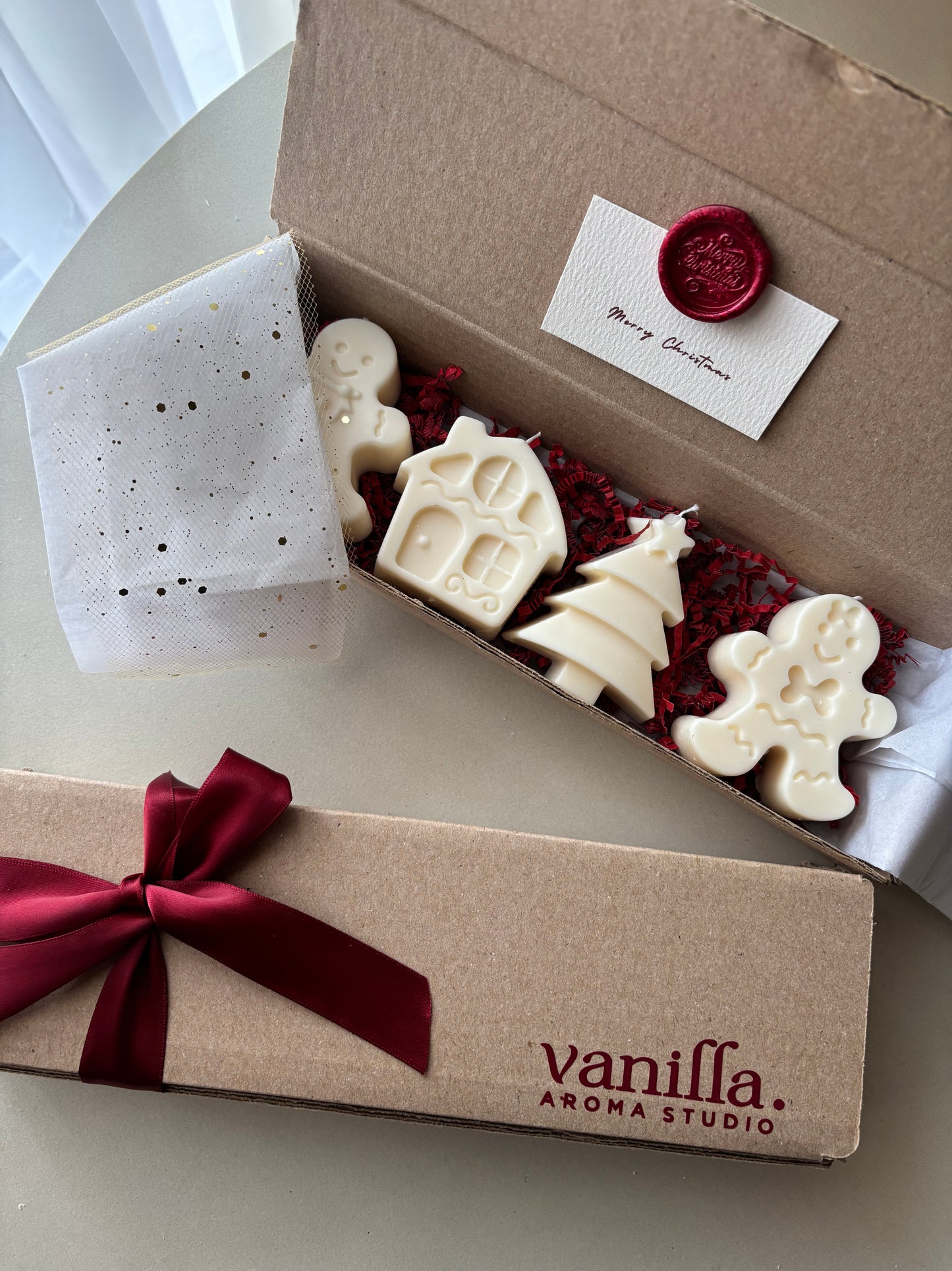 Mini Christmas Candle gift box