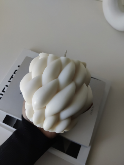 Sophie Braided Sculptural Candle