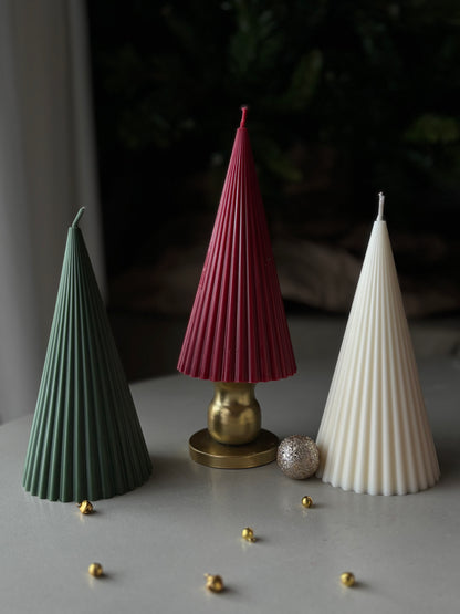 Cone Christmas Tree candle