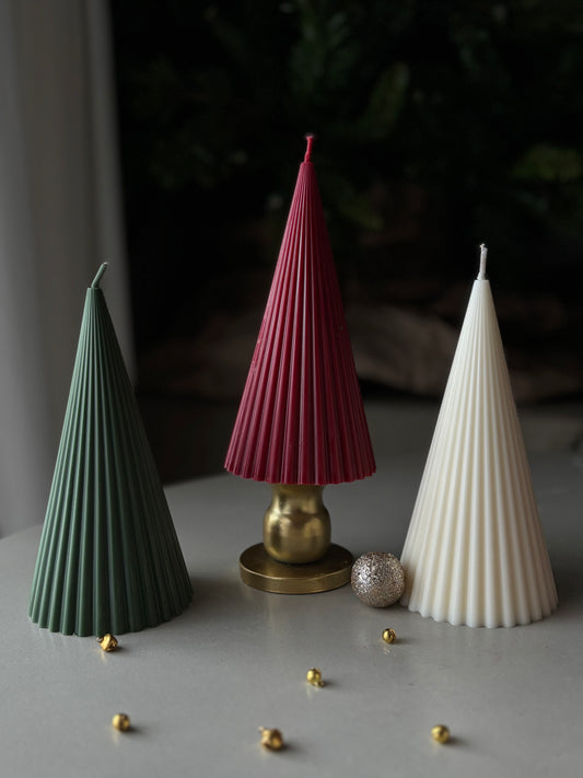 Cone Christmas Tree candle