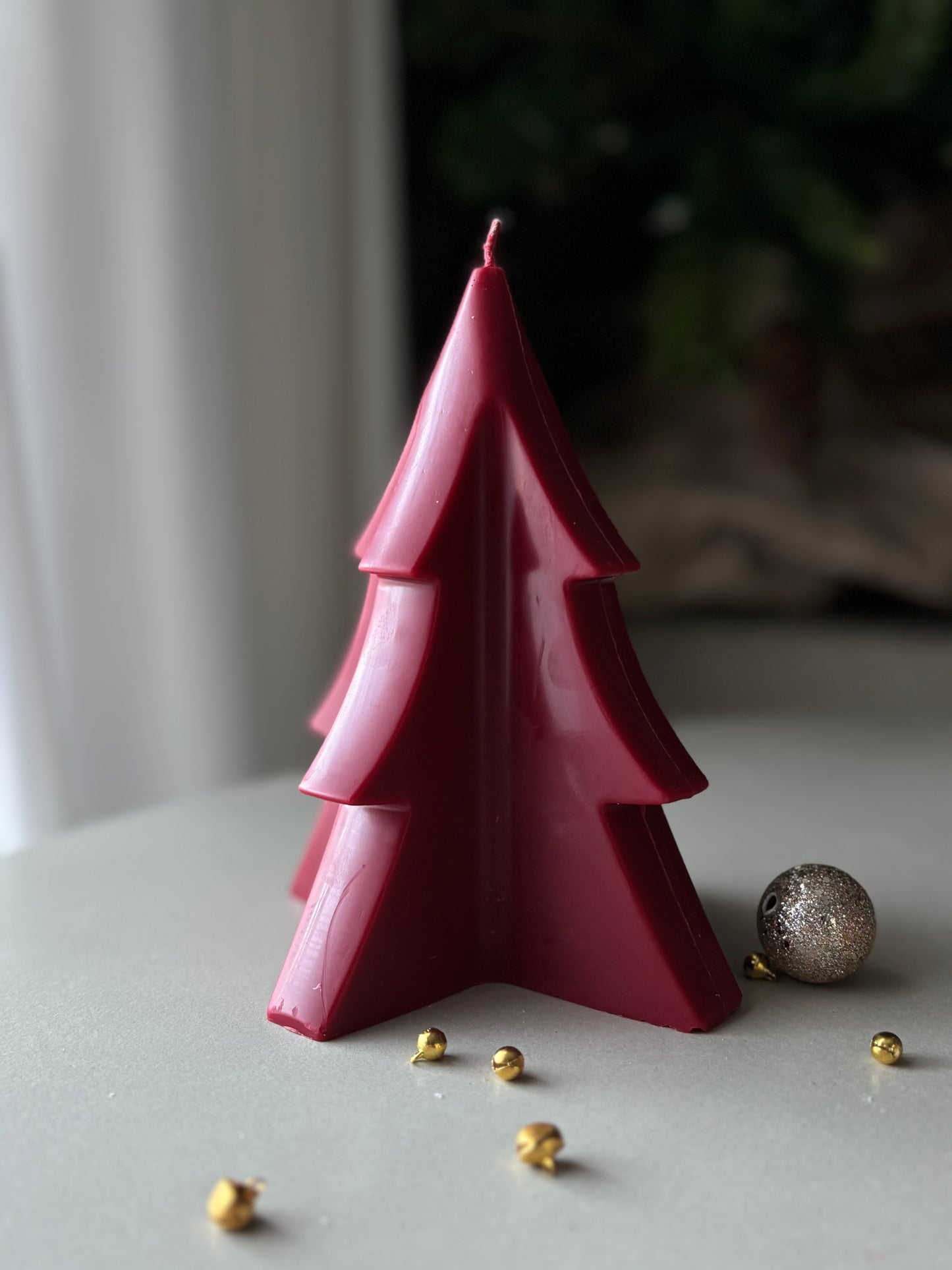 Geometric Christmas Tree candle