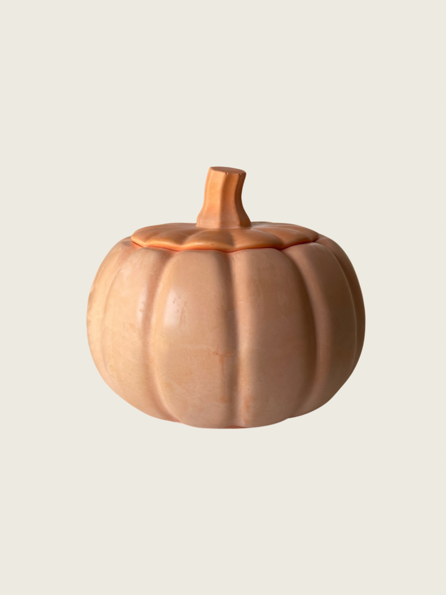 Pumpkin jar candle