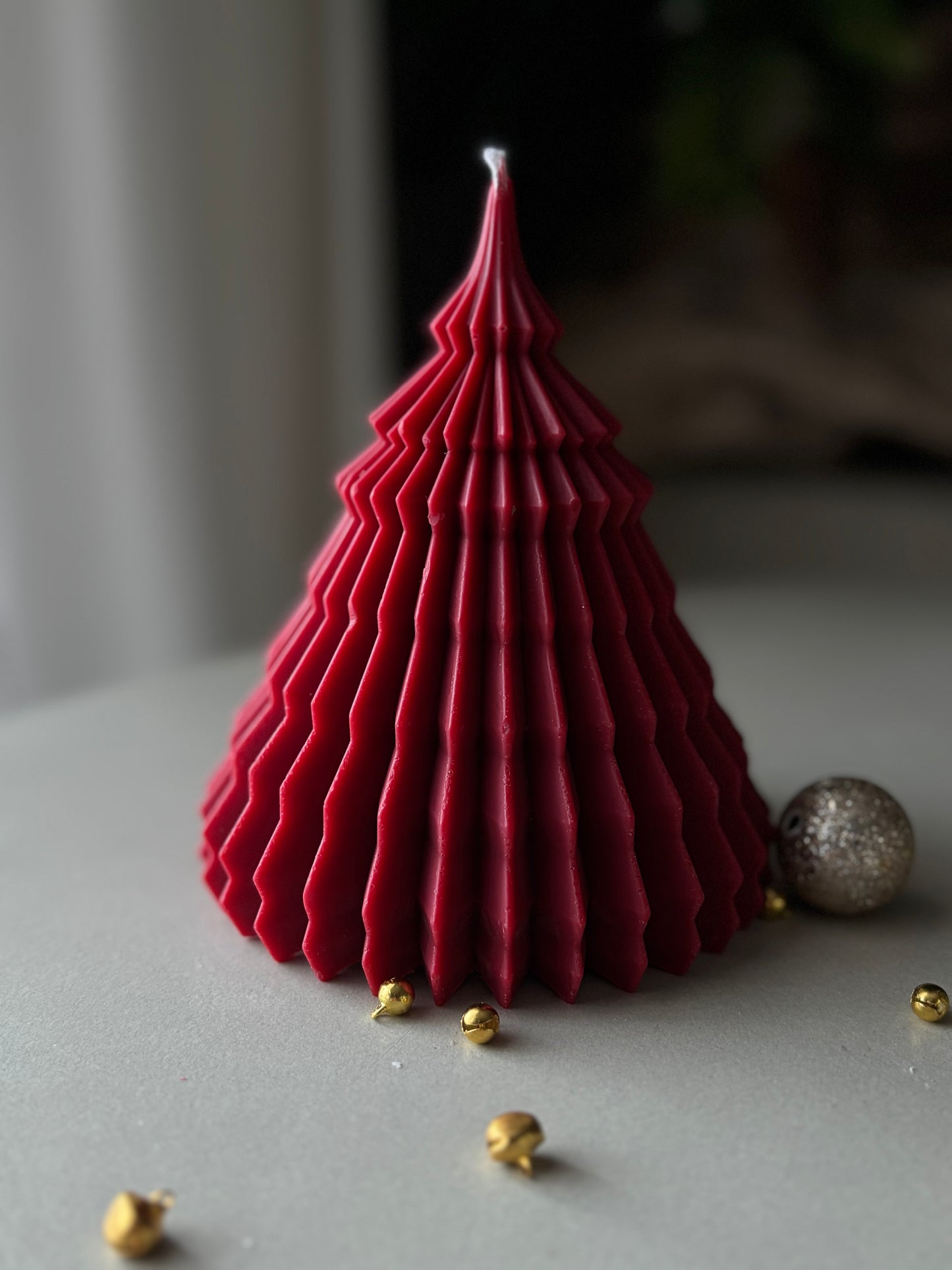 Origami Christmas Tree candle