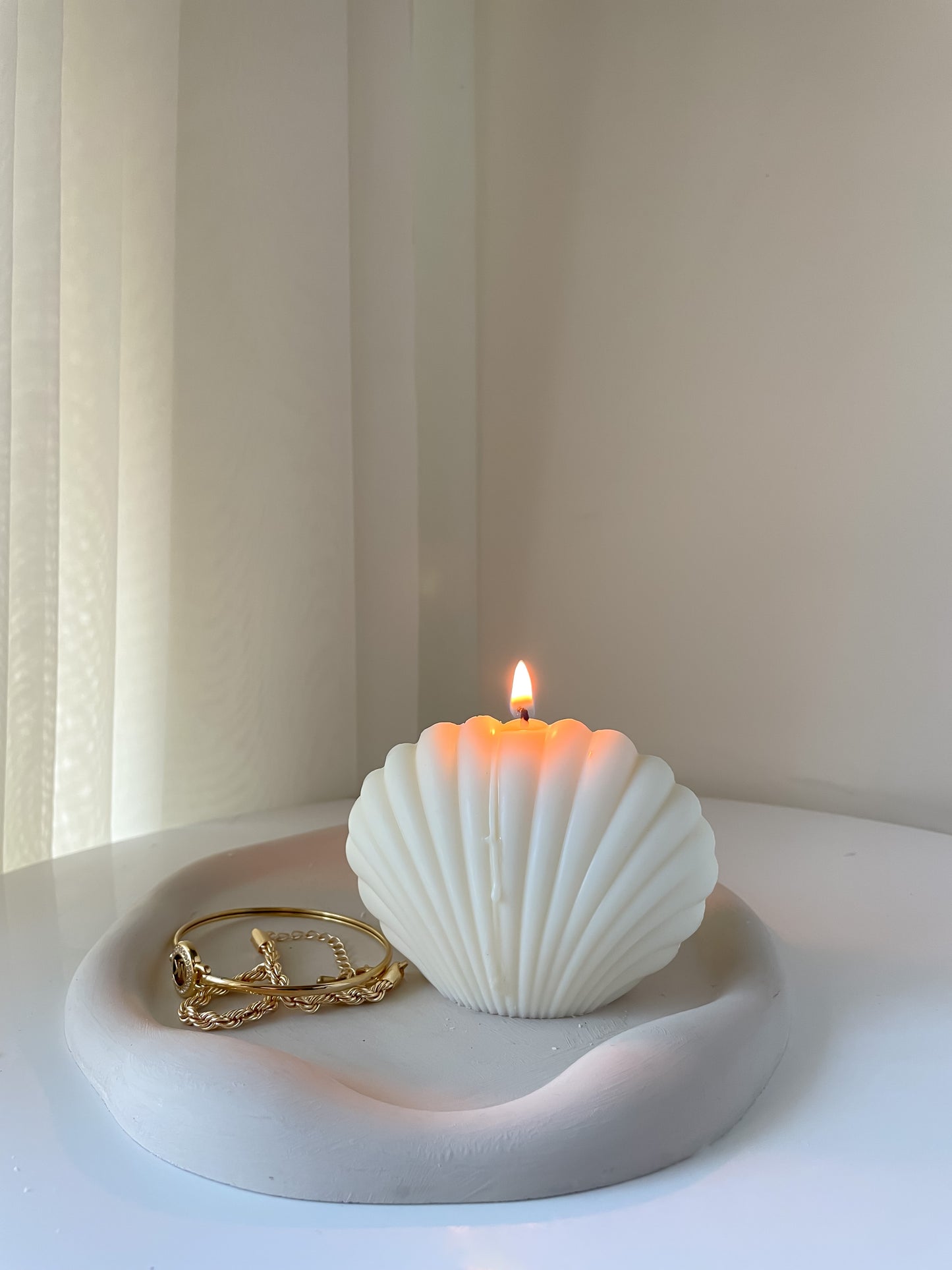 Sea Shell Sculptural Candle