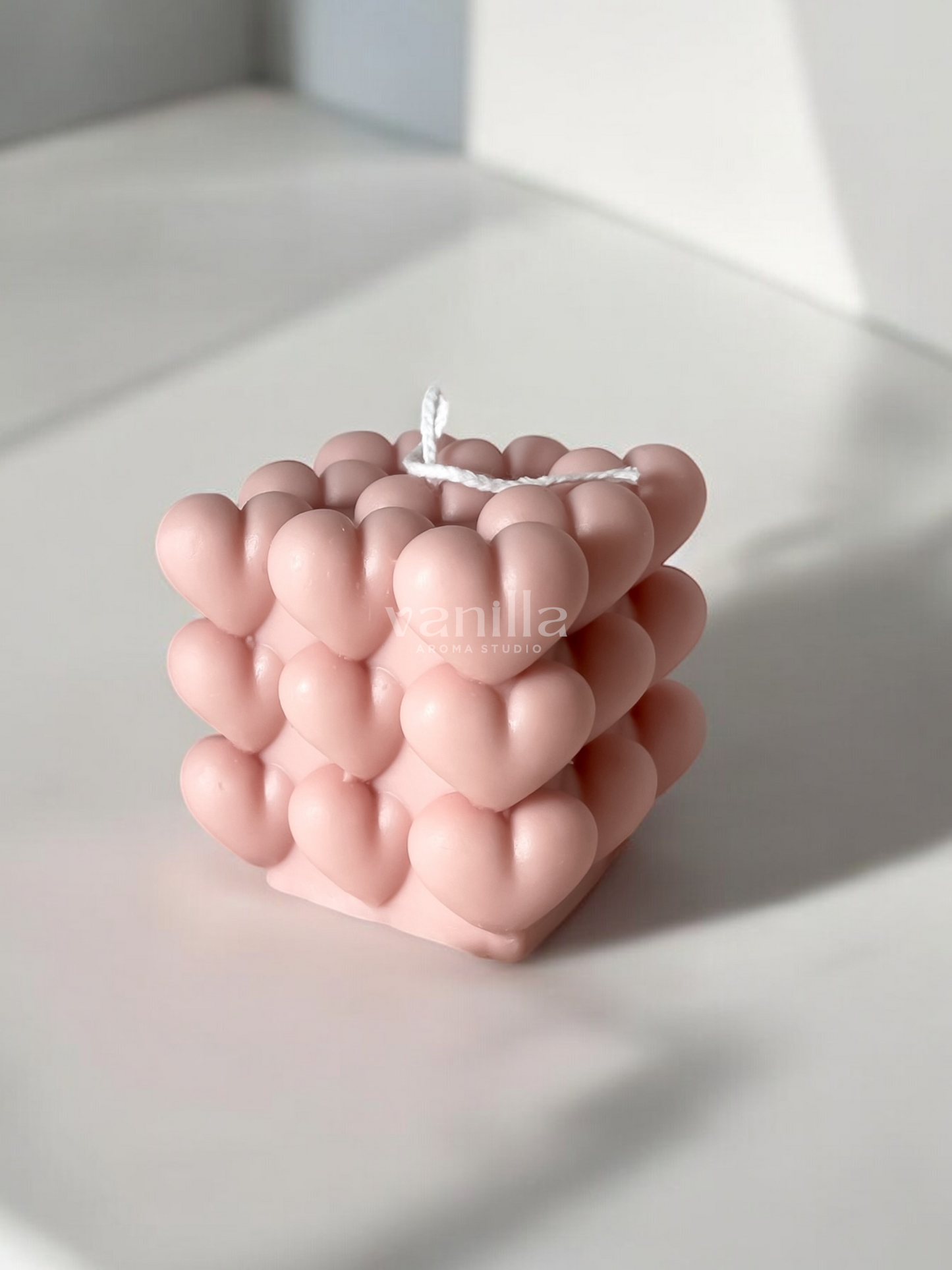 Heart Bubble Candle