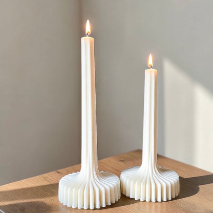 Tala Striped Pillar Candle