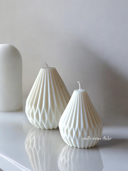 Bell Geometric Sculptural Candle