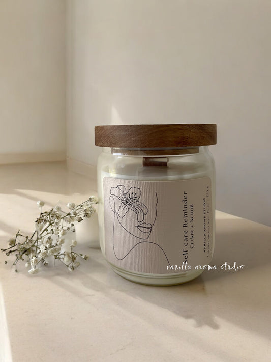 Cedar + Neroli Self-care Reminder Candle