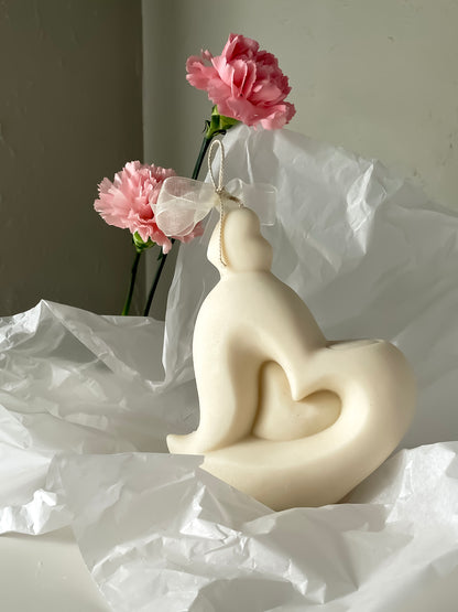 Big Heart Candle