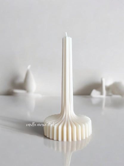 Tala Striped Pillar Candle